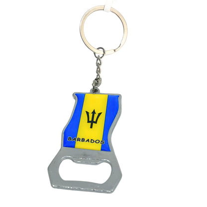 Key Chain with Bottle Opener | Barbados | Compact, Durable Everyday Essential