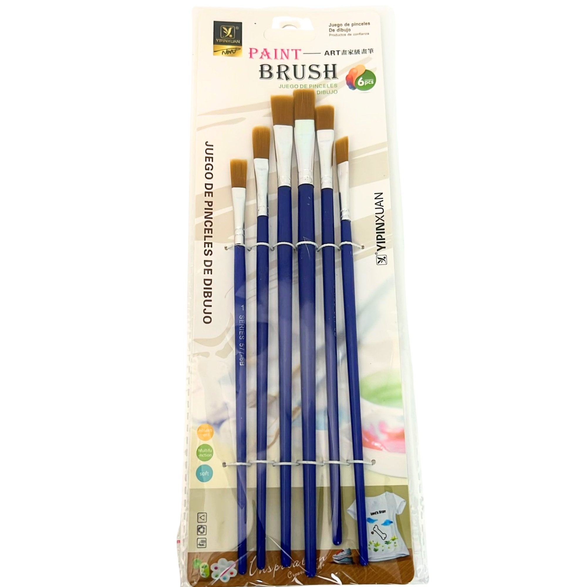 Kids Paint Brush Set: 6 Pack Clay & Moulding Dough Art Brush DIY School main product image