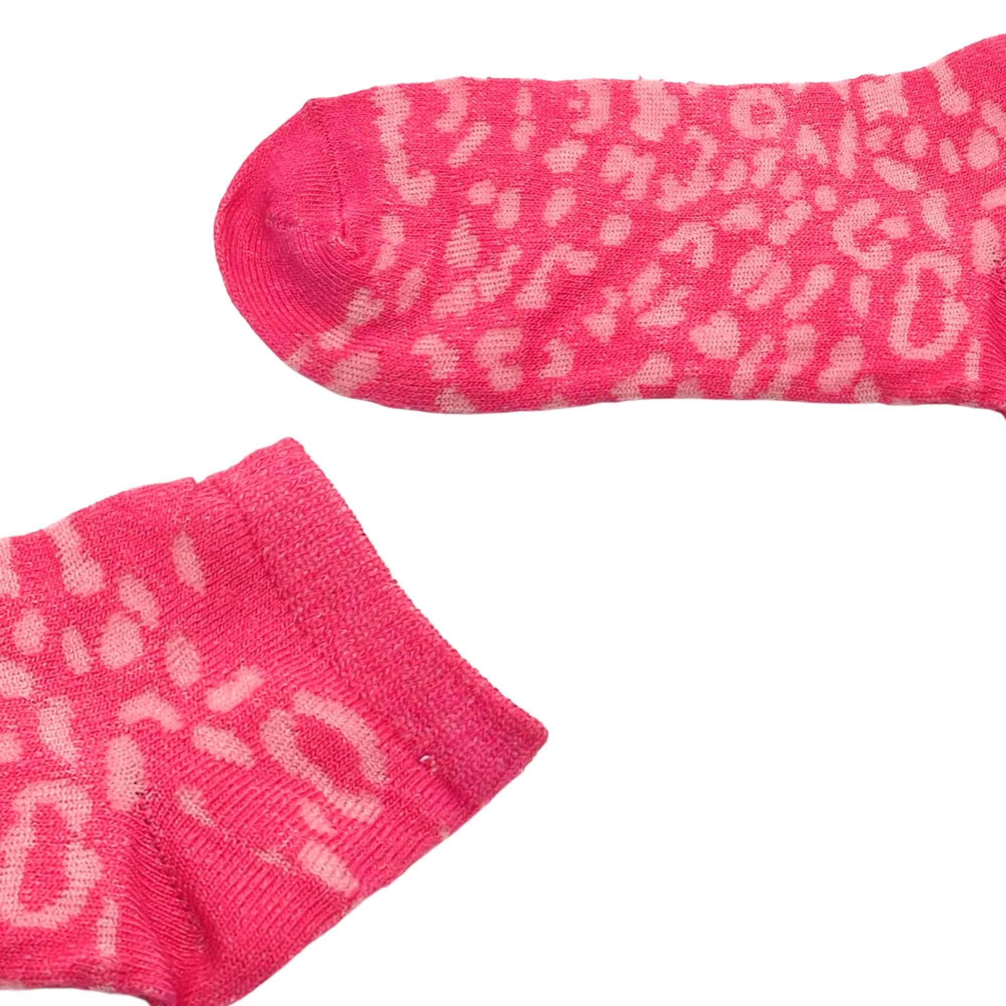 Kids Soft & Stretchy Comfortable Fit Pink Ankle Socks: 1 Pair Kids Socks size and feature image