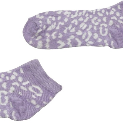 Kids Soft & Stretchy Comfortable Fit Purple Ankle Socks