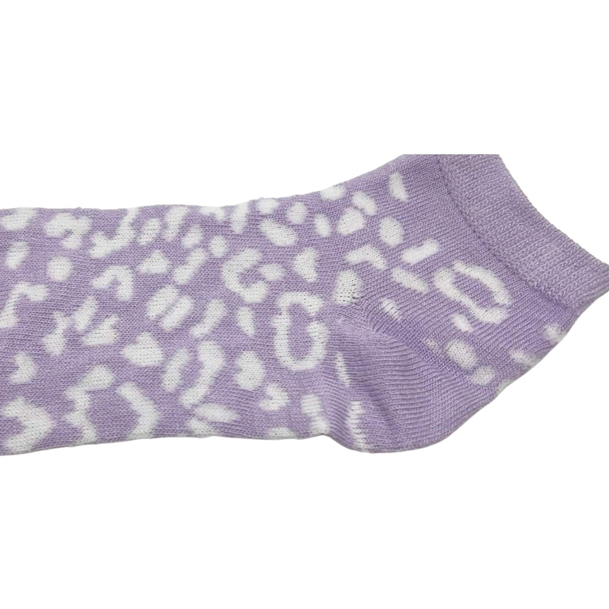Kids Soft & Stretchy Comfortable Fit Purple Ankle Socks