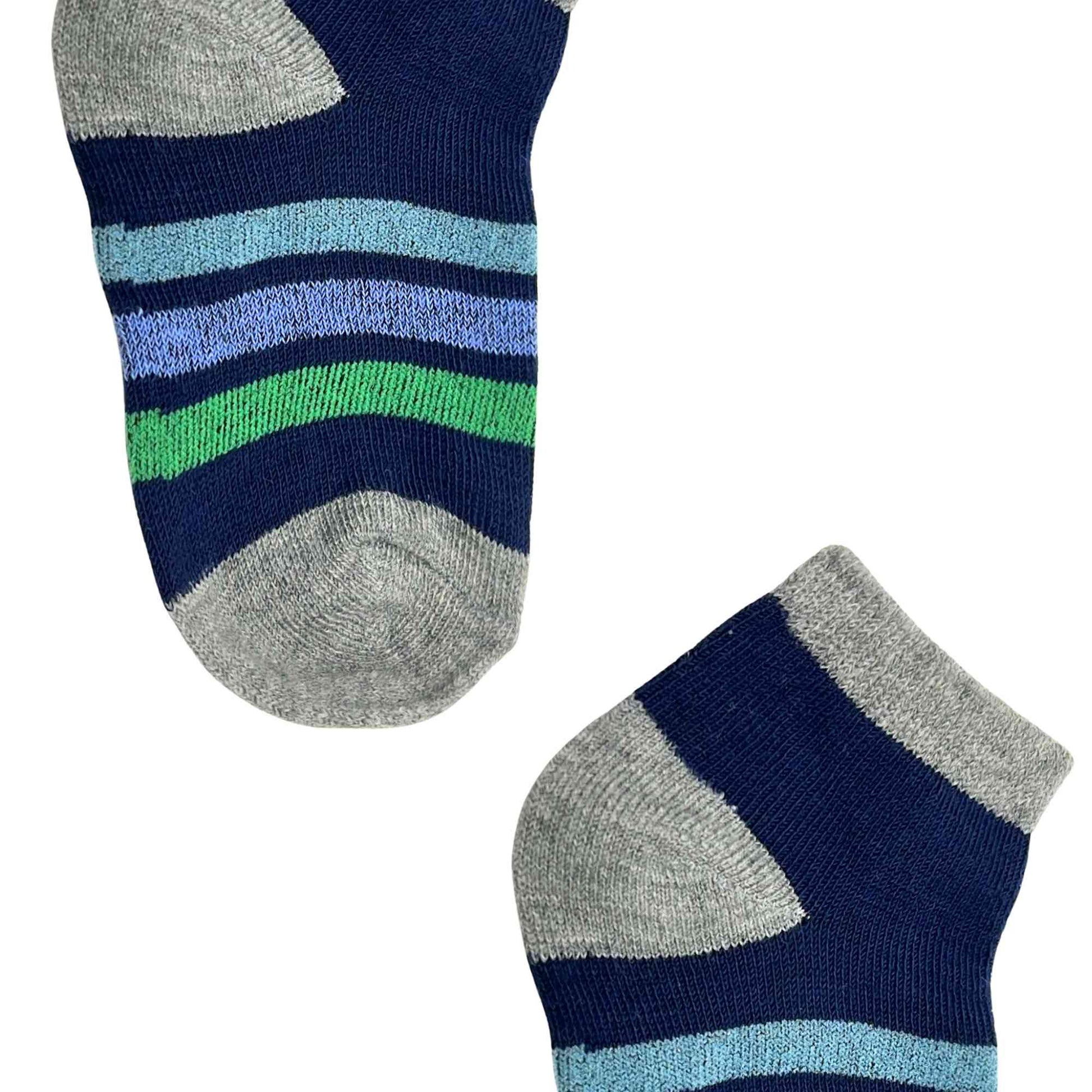 Kids Soft & Stretchy Comfortable Fit Navy Ankle Socks