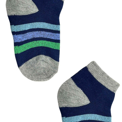 Kids Soft & Stretchy Comfortable Fit Navy Ankle Socks
