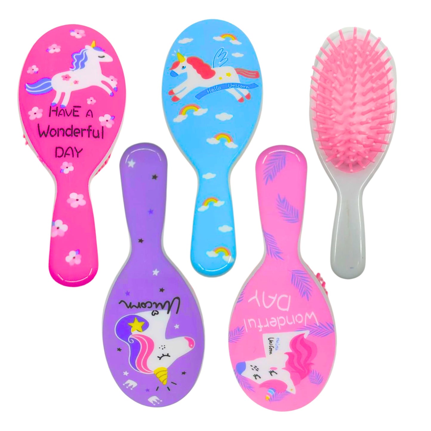 Unicorn Detangler Hair Brushes for Girls