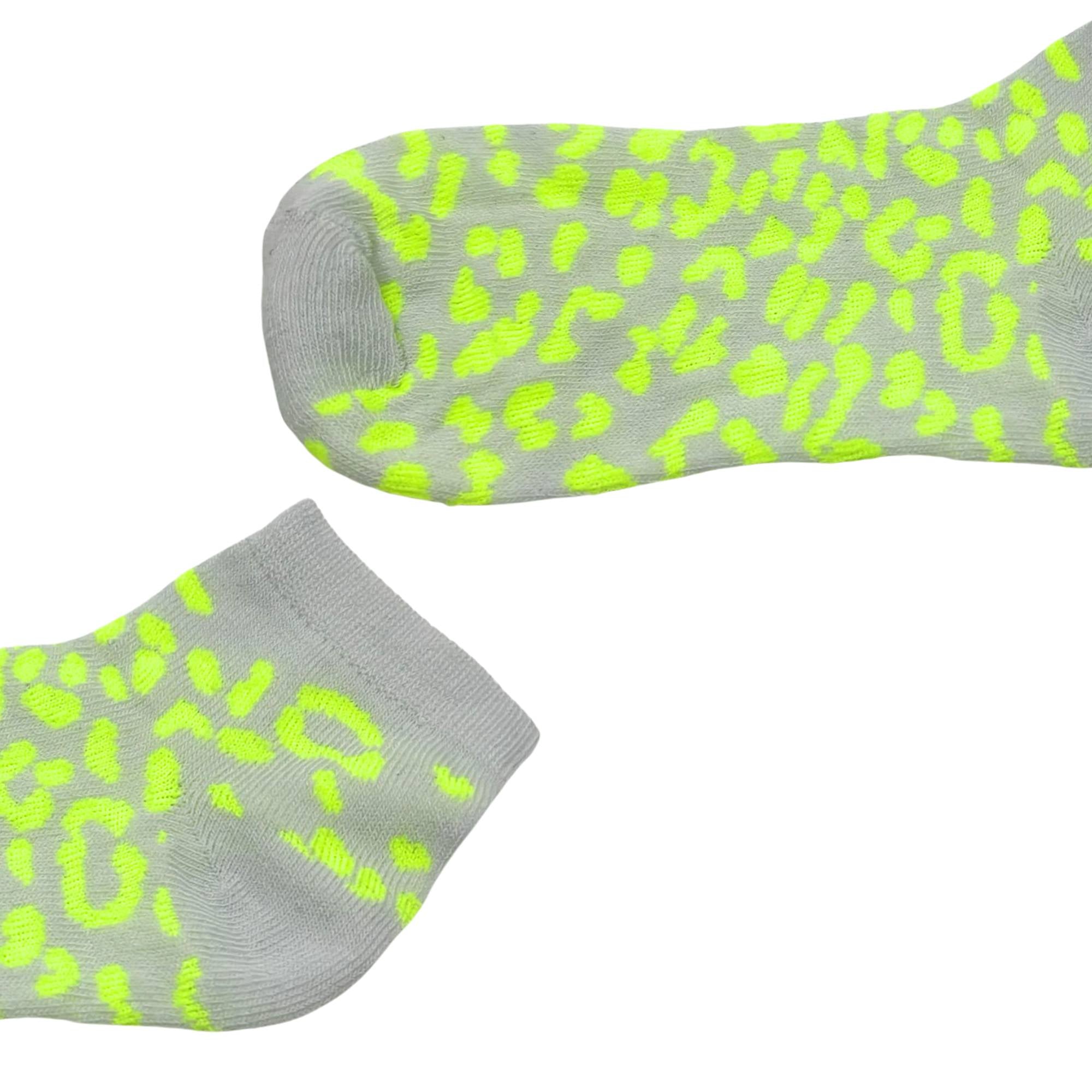 Kids Soft & Stretchy Comfortable Fit Yellow Ankle Socks: 1 Pair Kids Socks size and feature image