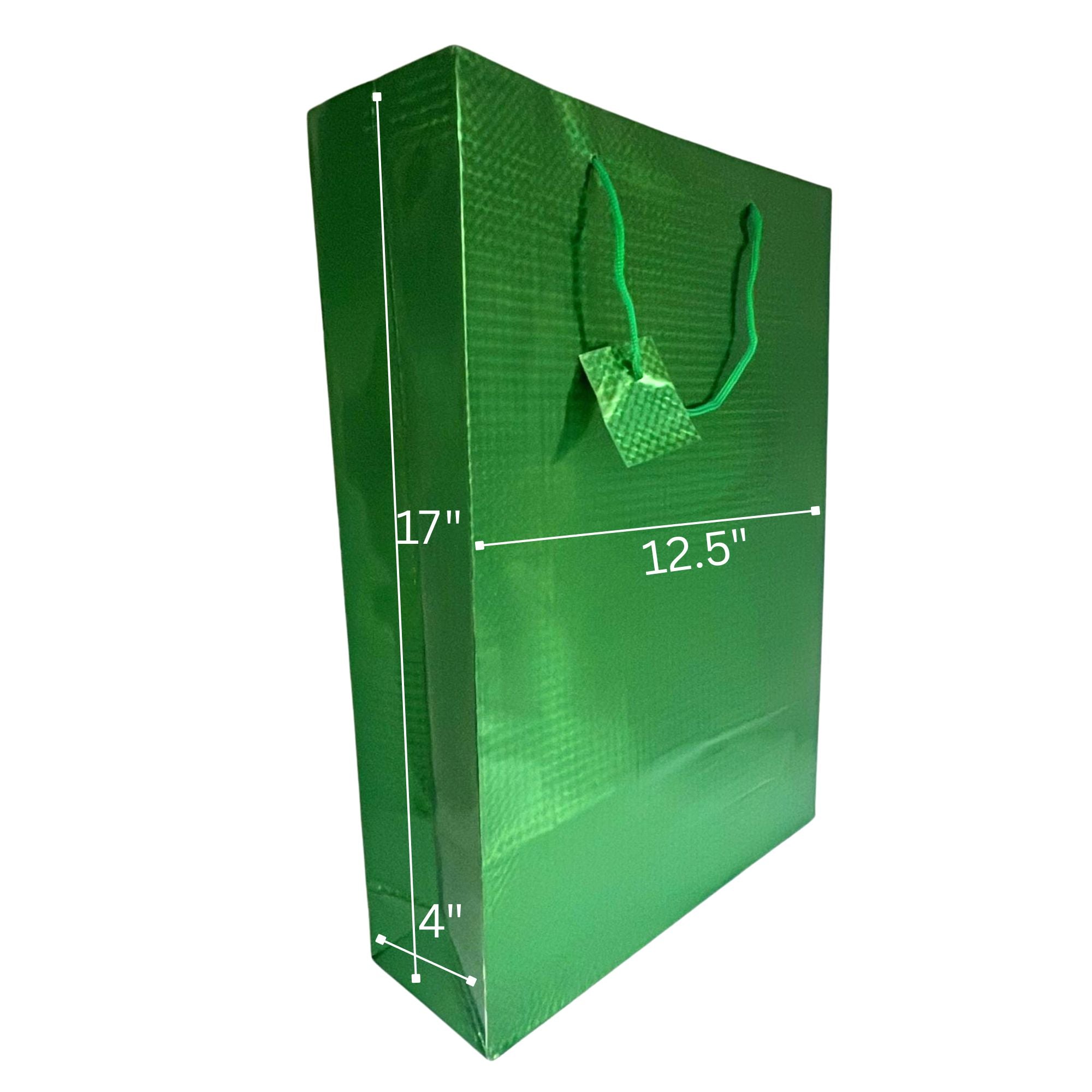 Large Foil & Holographic Gift Bags – 17 x 12.5 x 4 Inches: 1 Pack Party Bag product detail image