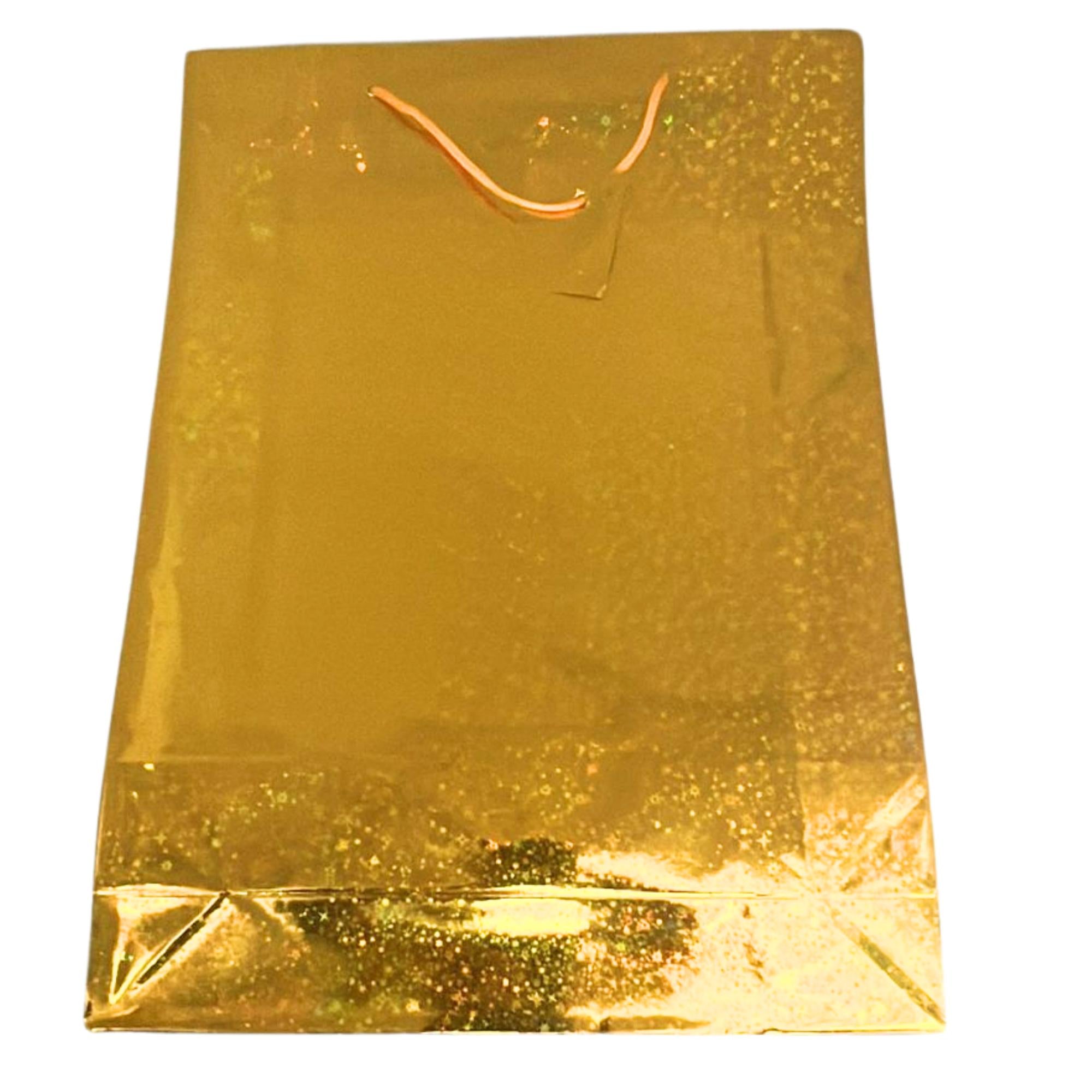 Large Foil & Holographic Gift Bags – 17 x 12.5 x 4 Inches: 1 Pack Party Bag size and feature image