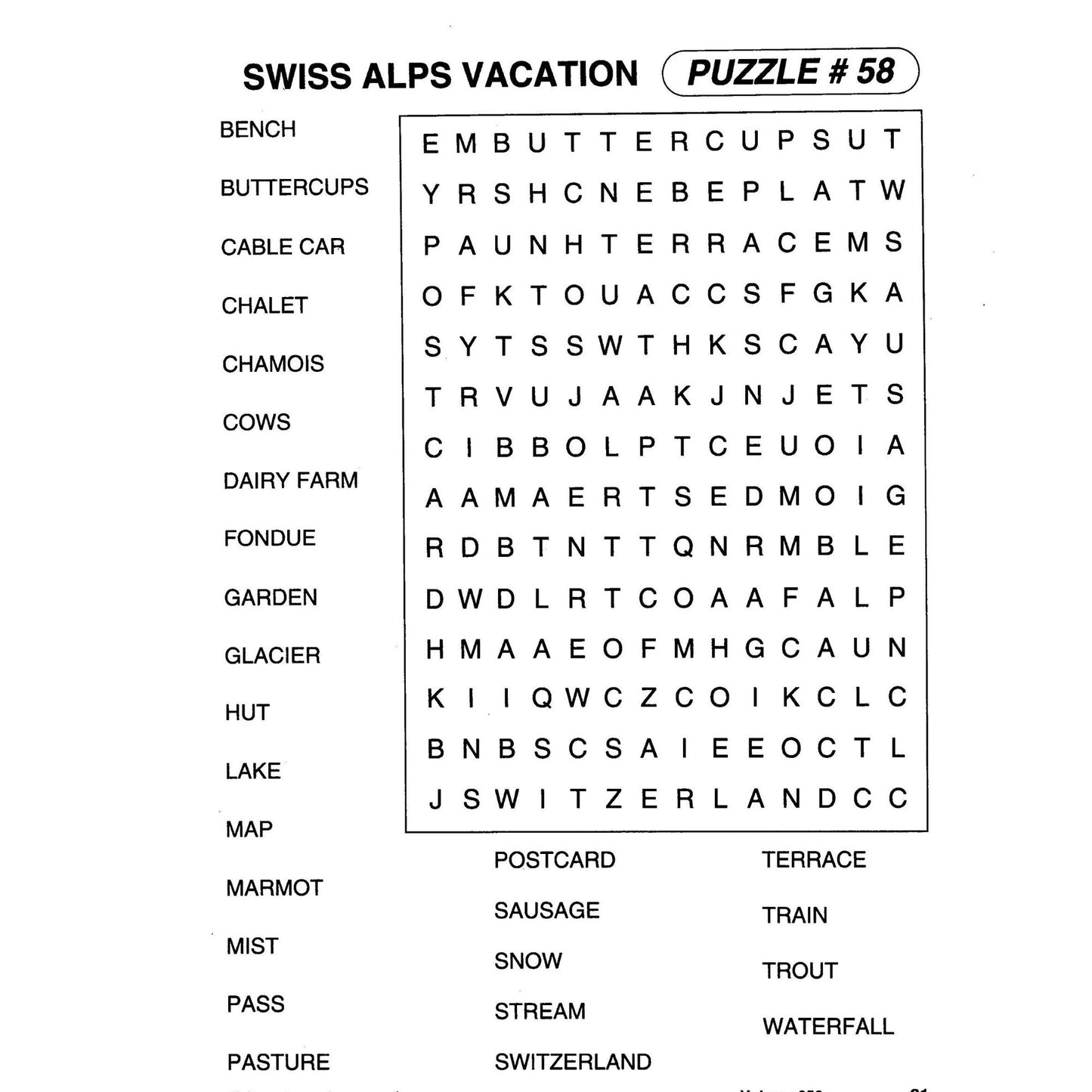 Take Along Large Print Cross Words for Kids Vol 127 – Fun and Challenging Word Games on the Go