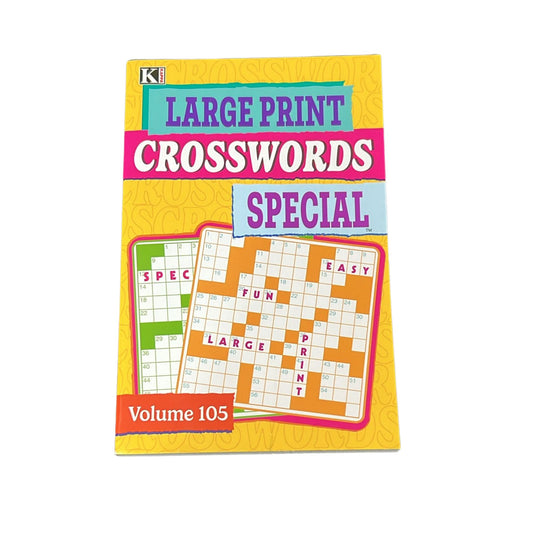 Large Print Crosswords Special – Relaxing Puzzles Made Easy to Read