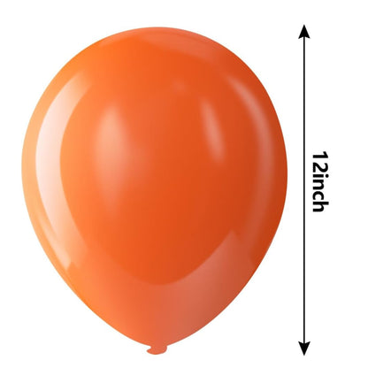 Latex Balloons – 10 Baloons, Dark Orange, Helium-Quality Party Balloons for Decorations & Events
