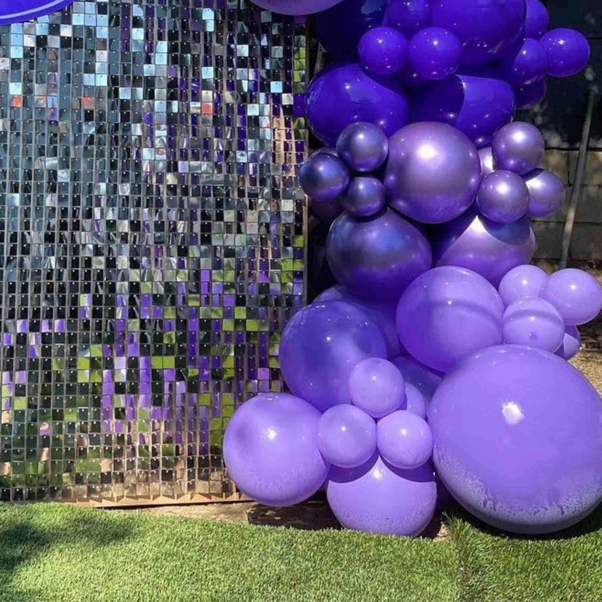 Latex Balloons – 10 Baloons, Dark Purple, Helium-Quality Party Balloons for Decorations & Events