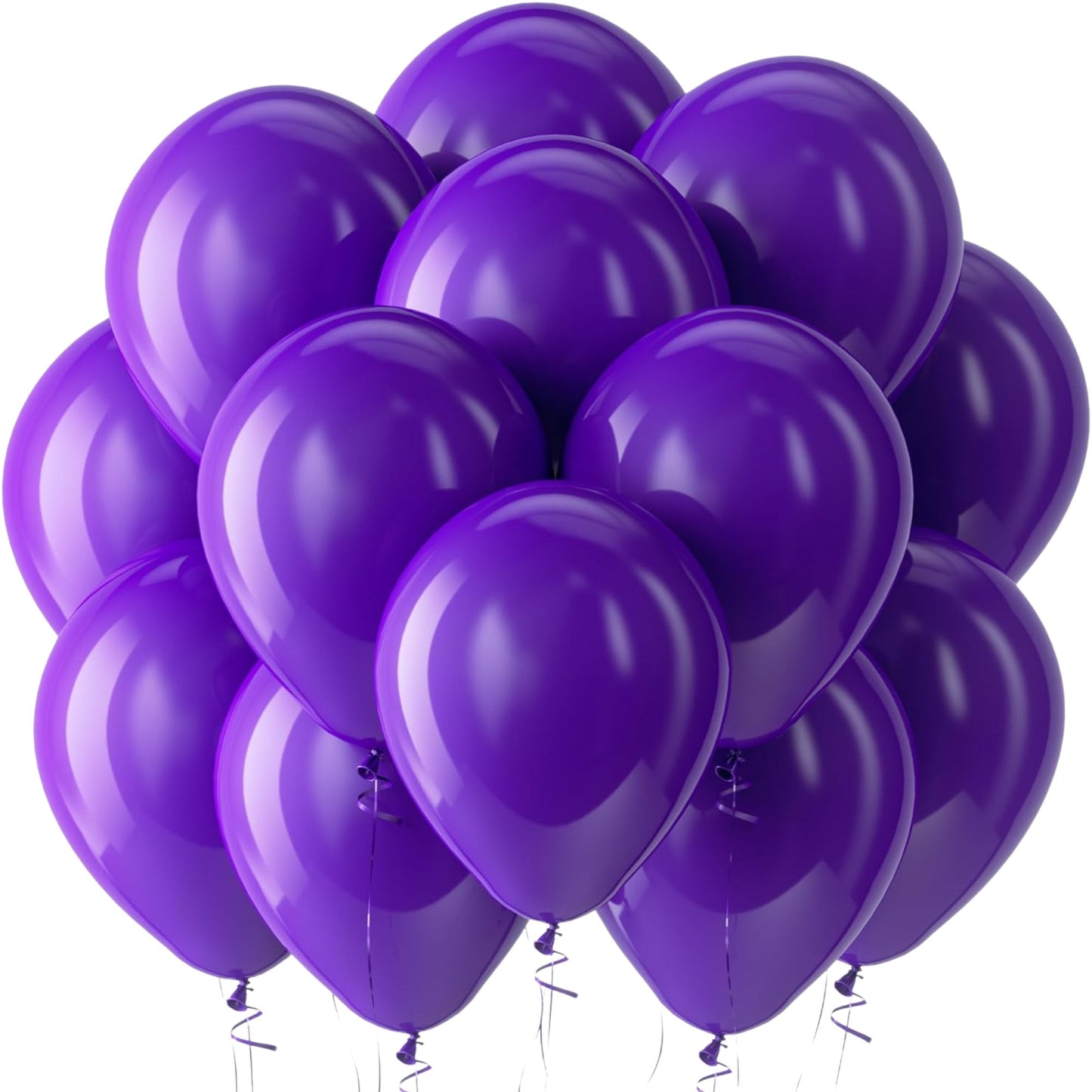 Latex Balloons – Dark Purple, Helium-Quality Party Balloons for Decorations & Events