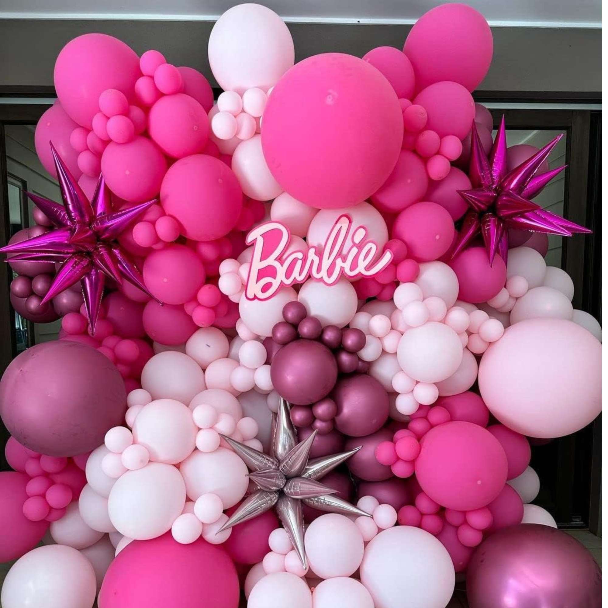 12" Latex Balloons Pink, Helium Quality Party Balloons 10 Pack lifestyle use image