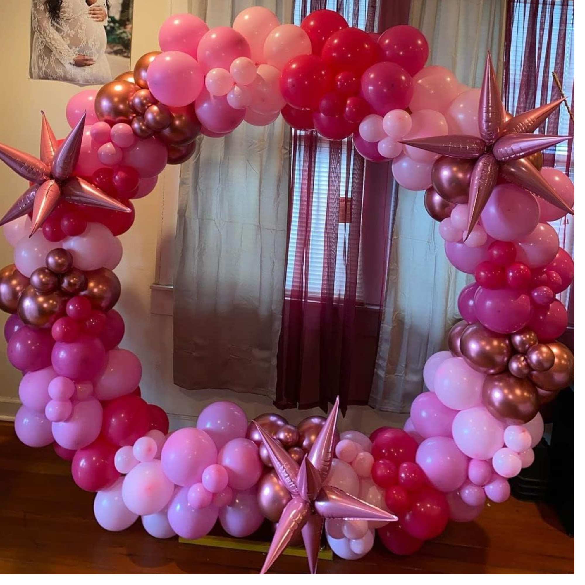 12" Latex Balloons Pink, Helium Quality Party Balloons 10 Pack product image 5