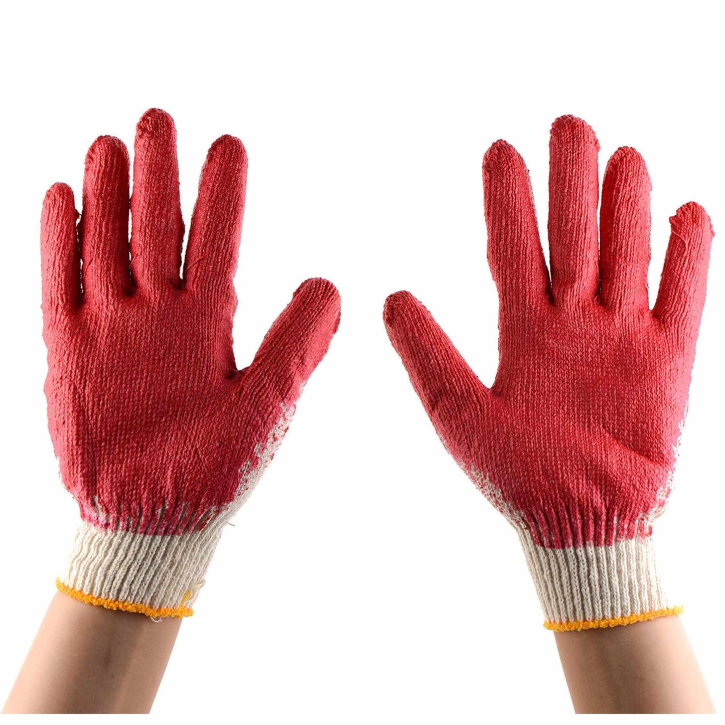 Latex Nitrile Coated Work Gloves – Cotton Knit Safety Gloves