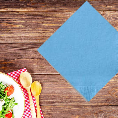 Light Blue Lunch Napkins