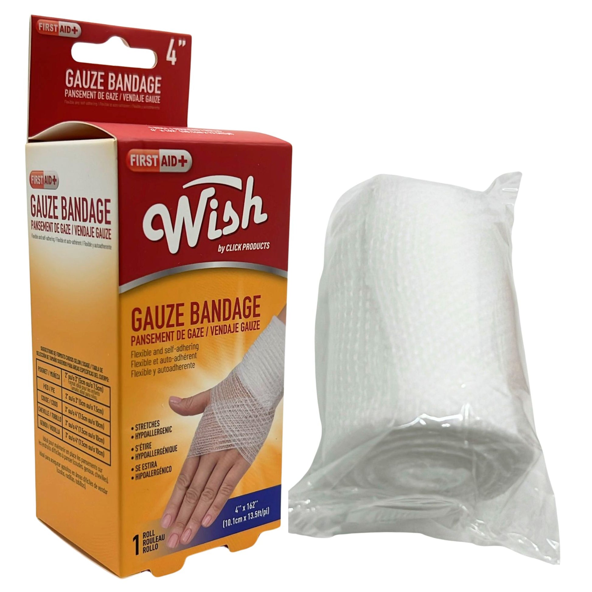 Wish Self-Cling Bandage Gauze