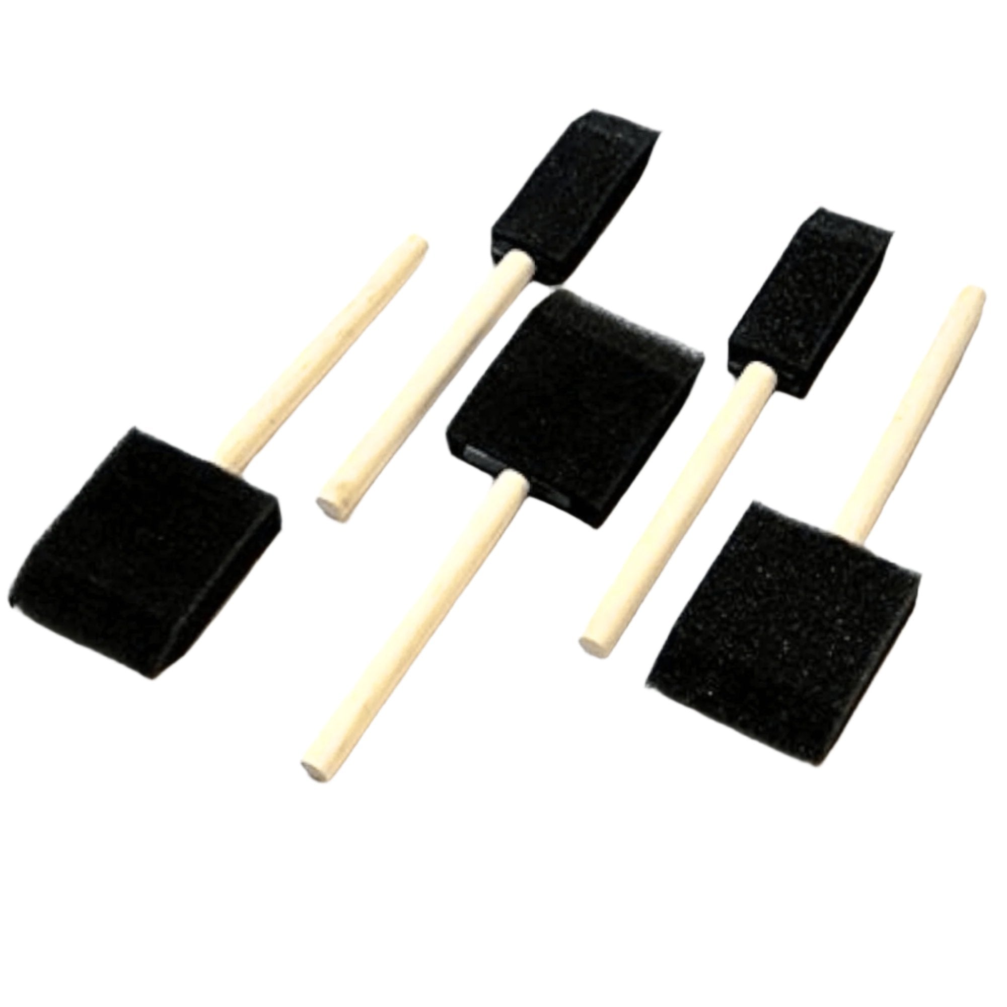 Lightweight, Streak Free Foam Paint Brush Set: 4 Pack painting foam brush DIY product detail image