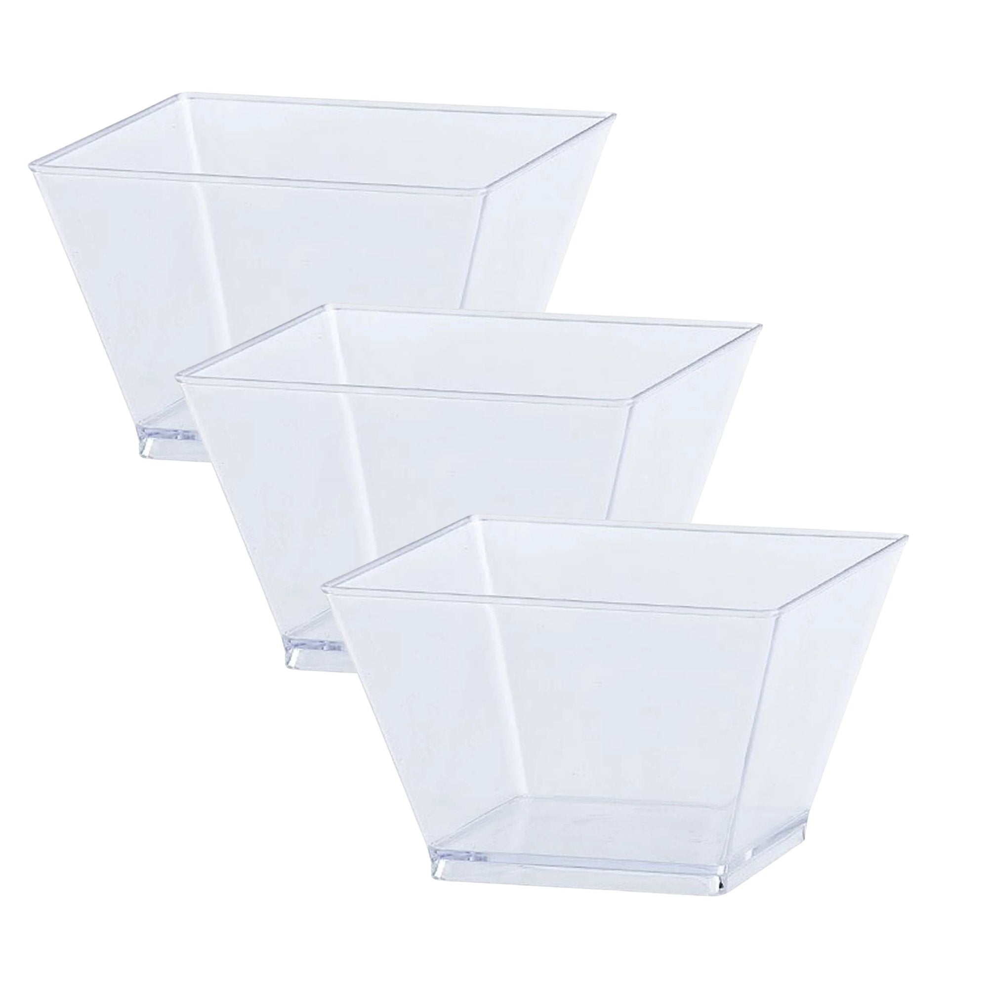 Lillian Tablesettings Condiment Bowl Clear 8 oz: 3 Pack Disposable Serveware main product image