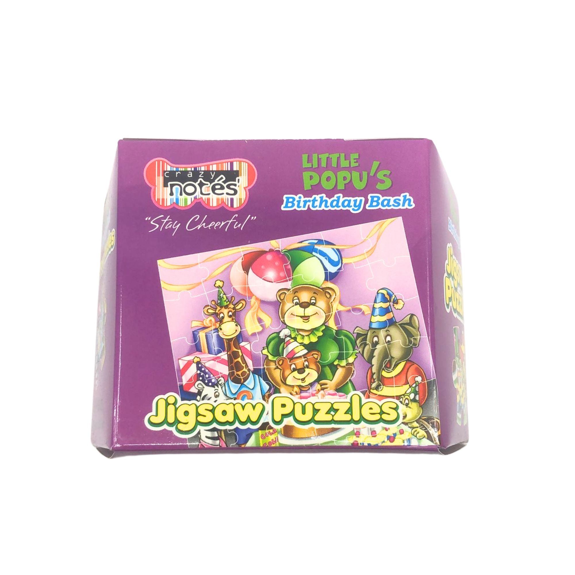 Little Popu's Birthday Bash Jigsaw Puzzles for Kids – Fun, Colorful Puzzle Adventures Coloring Books & Pads Book Puzzle main