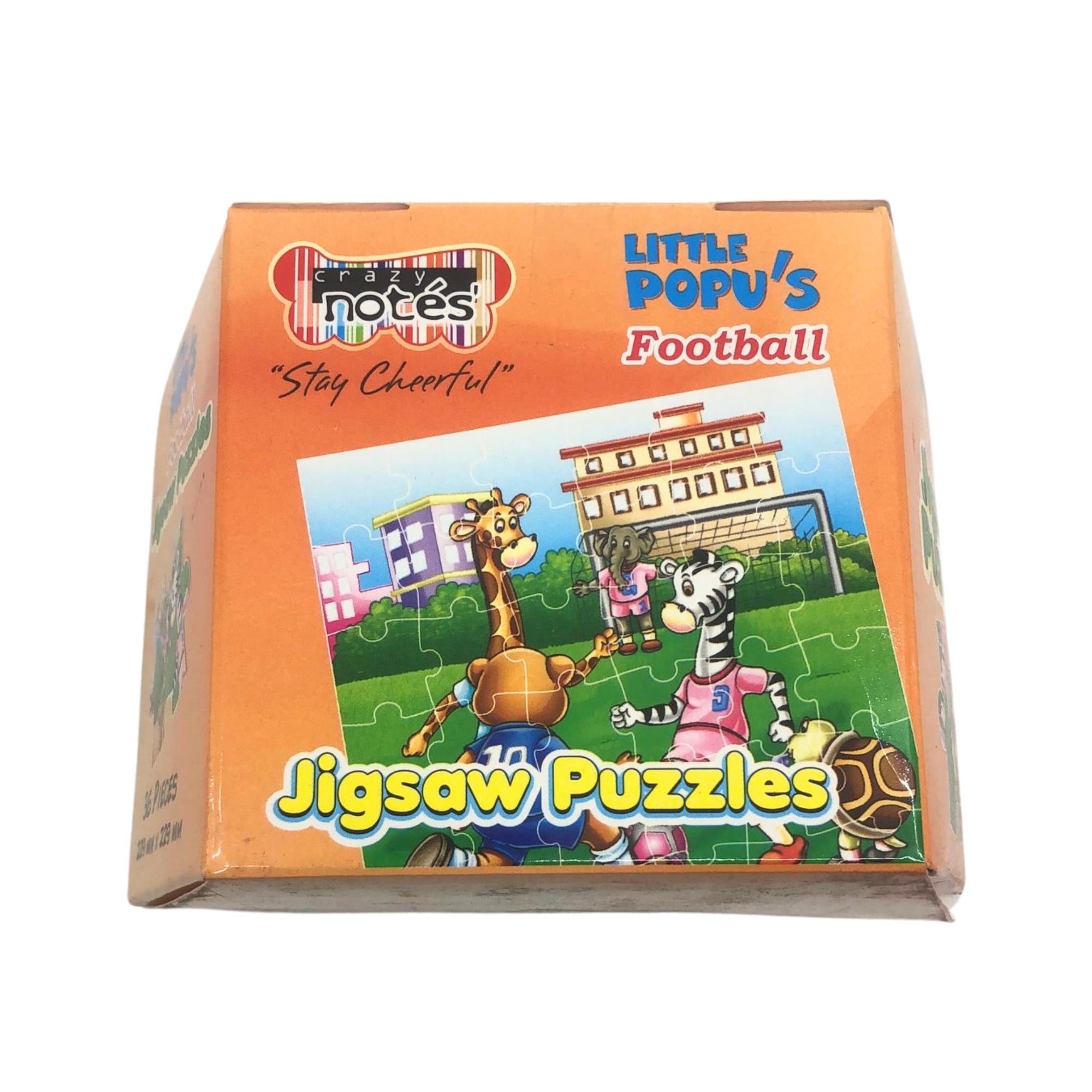 Little Popu's Football Jigsaw Puzzles for Kids – Fun, Colorful Puzzle Adventures Coloring Books & Pads Book Puzzle main