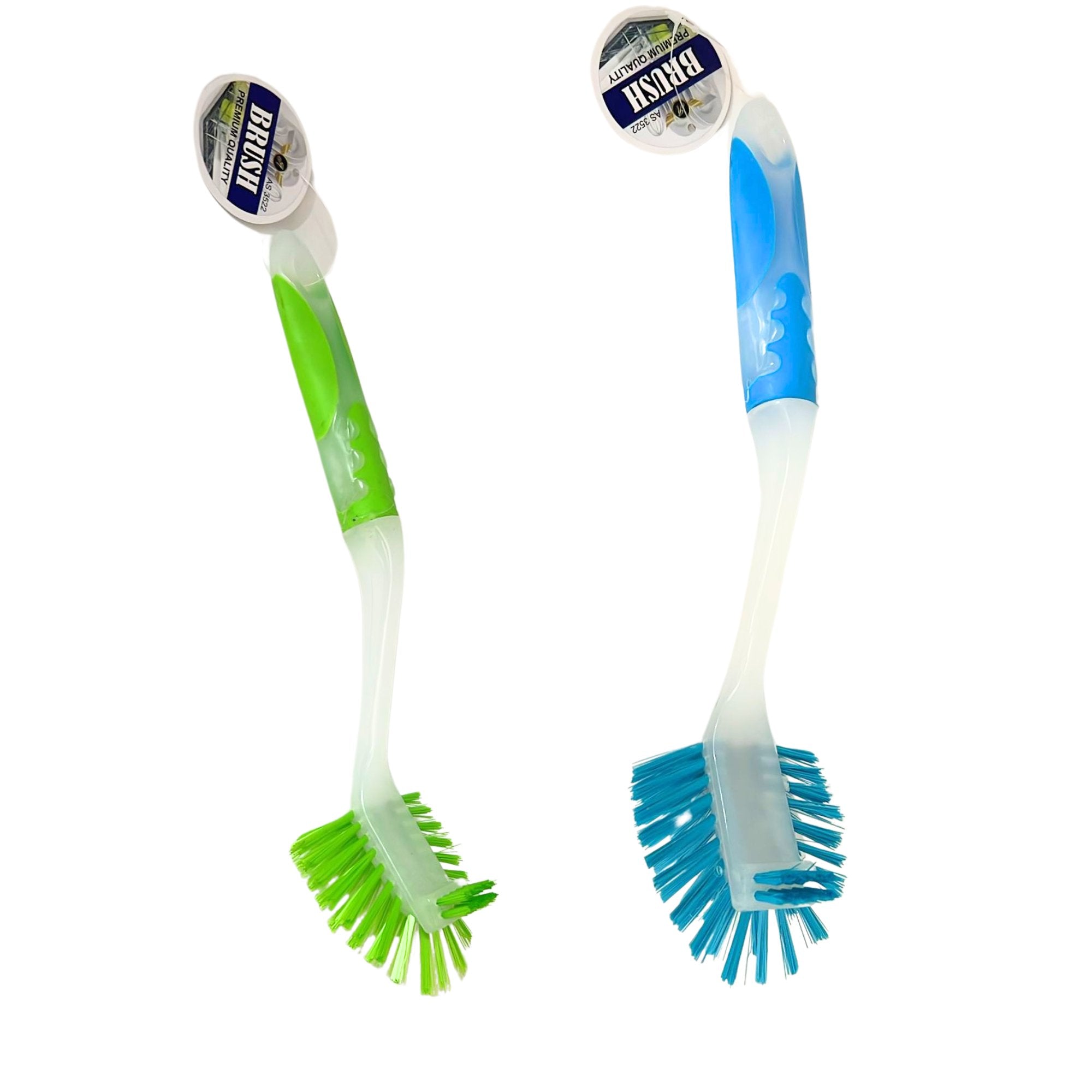 Long Handle Scrub Brush – For Kitchen and Bathroom Cleaning: 1 Pack Scrub Brushes main product image