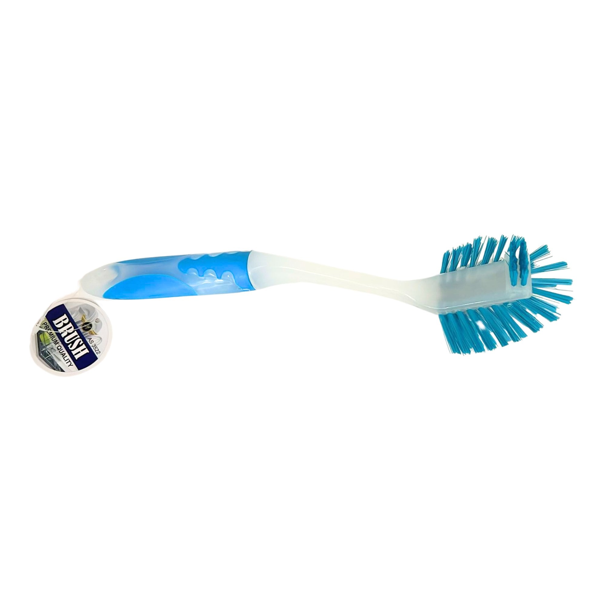 Long Handle Scrub Brush – For Kitchen and Bathroom Cleaning: 1 Pack Scrub Brushes size and feature image