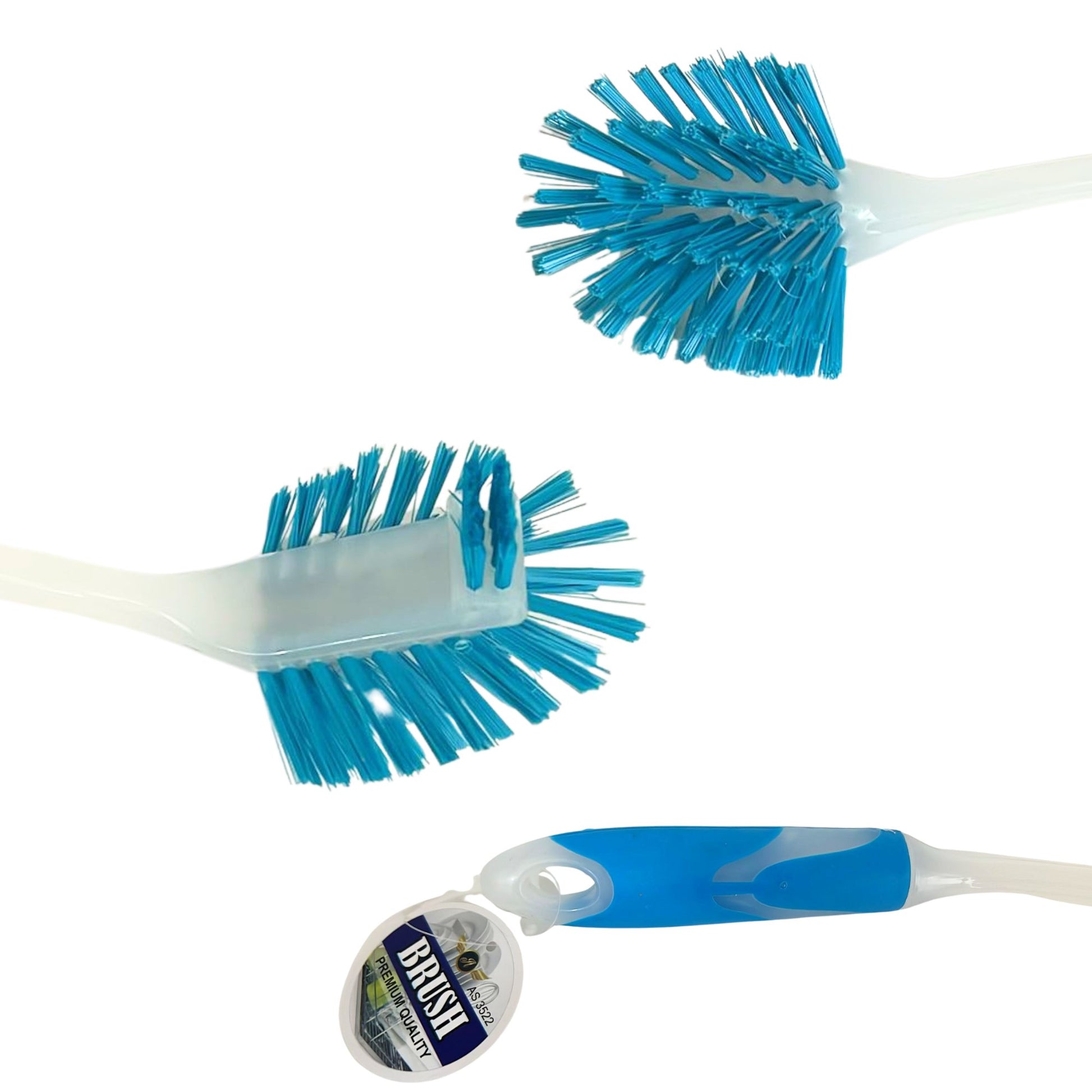 Long Handle Scrub Brush – For Kitchen and Bathroom Cleaning