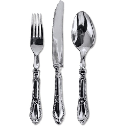 Luxury Baroque Collection Silver Tee Spoons