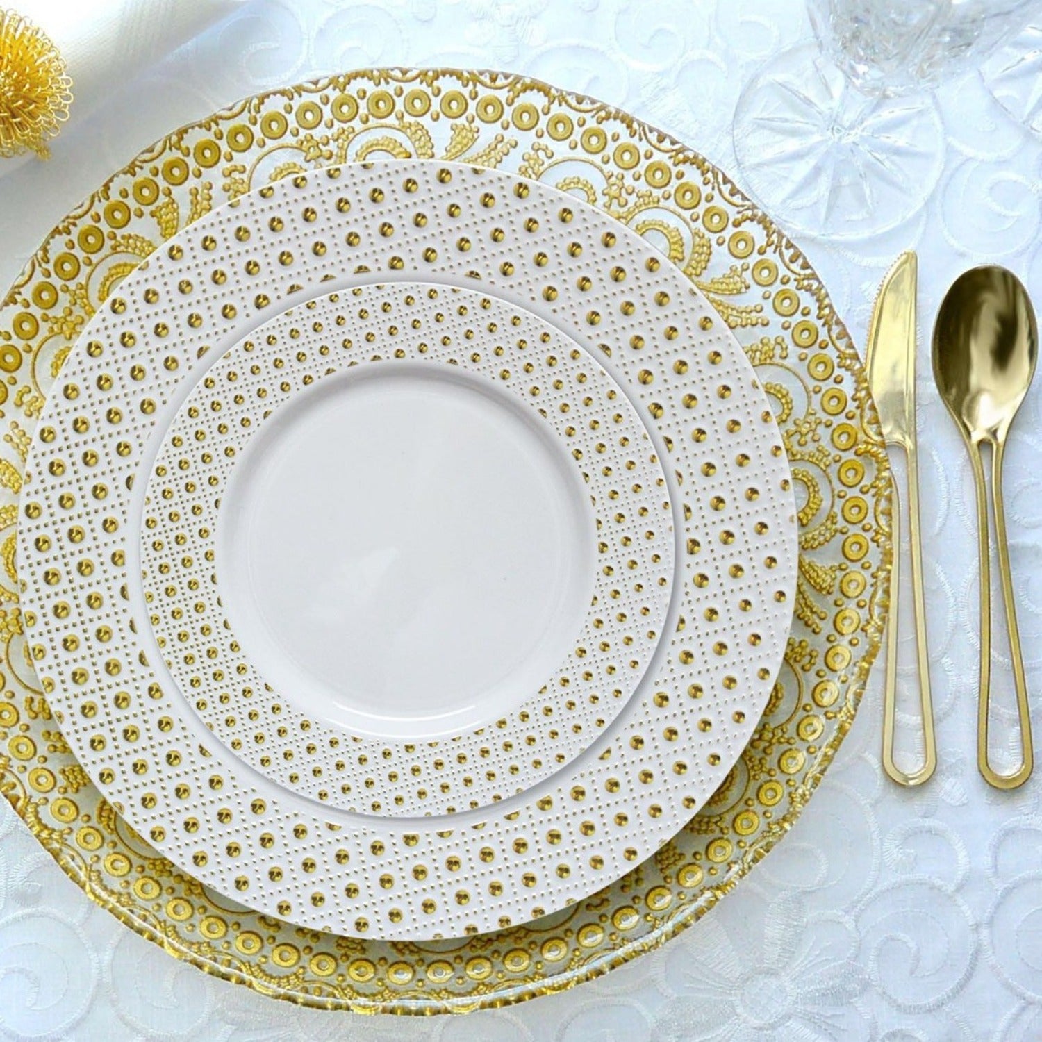 Luxury Modern Design Gold Knives