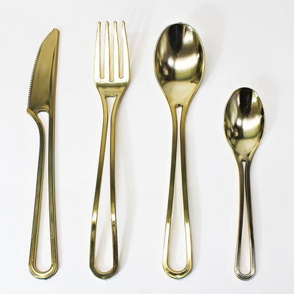 Luxury Modern Design Gold Knives