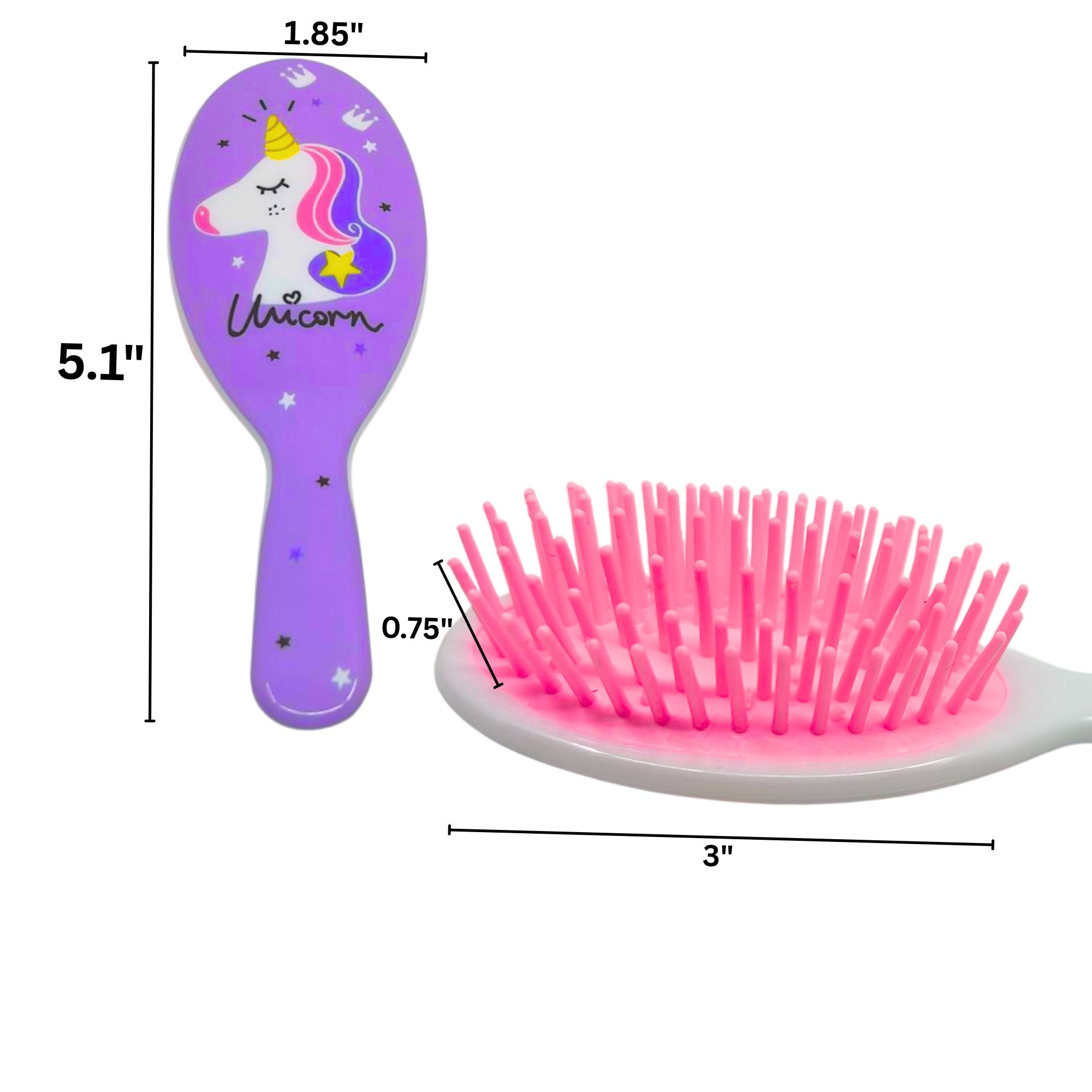 Unicorn Detangler Hair Brushes for Girls: 1 Pack Holiday Gift Kids Hair product detail image