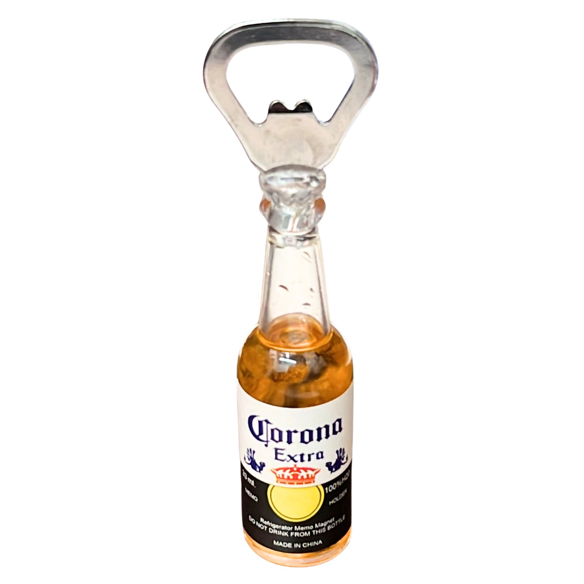 Magnetic Beer Bottle Opener Figure – Corona Extra Beer Bottle: ( Design may vary ) 1 Pack Bottle Openers Novelty product