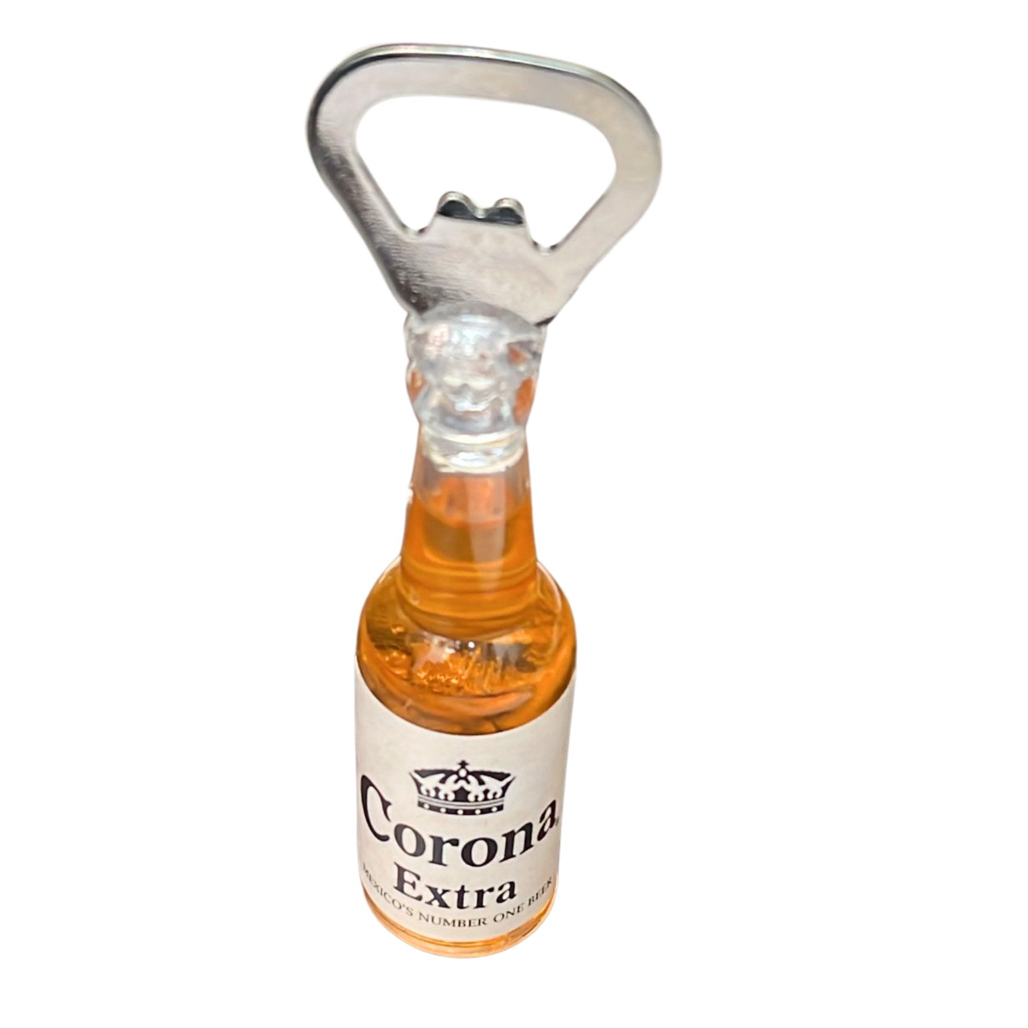 Magnetic Beer Bottle Opener Figure – Corona Extra Beer Bottle: ( Design may vary ) 1 Pack Bottle Openers Novelty lifestyle