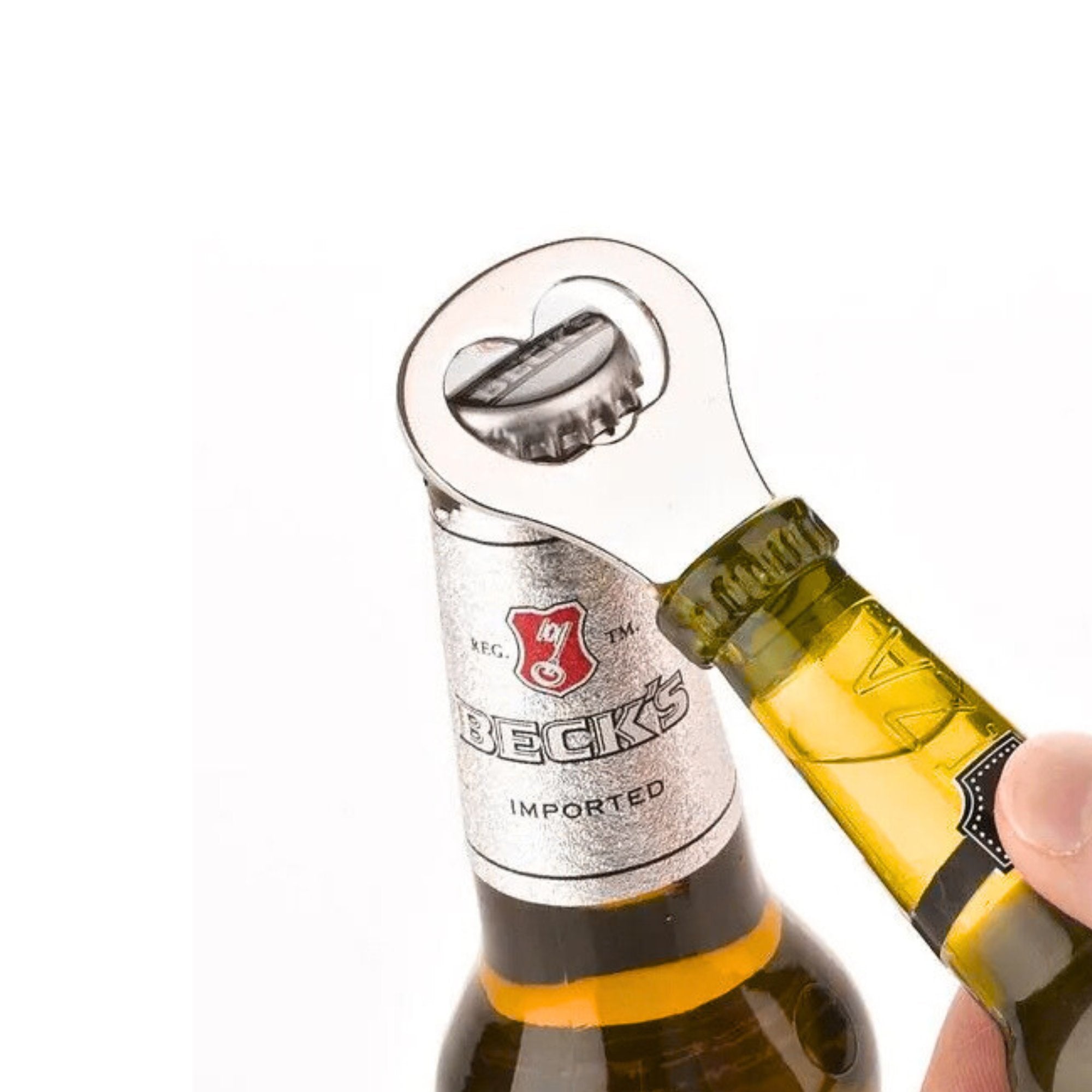 Magnetic Beer Bottle Opener Figure – Corona Extra Beer Bottle: ( Design may vary ) 1 Pack Bottle Openers Novelty product