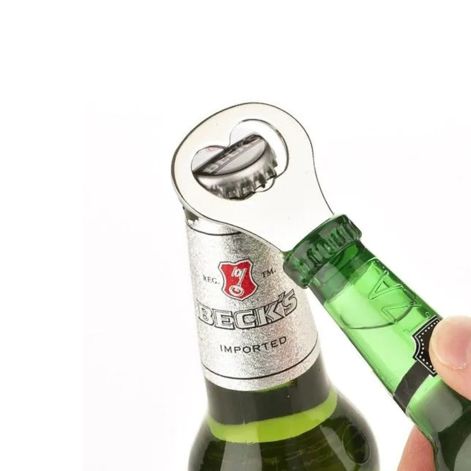 Magnetic Beer Bottle Opener Figure – Heineken Beer Bottle Design: 1 Pack Bottle Openers Novelty lifestyle use image