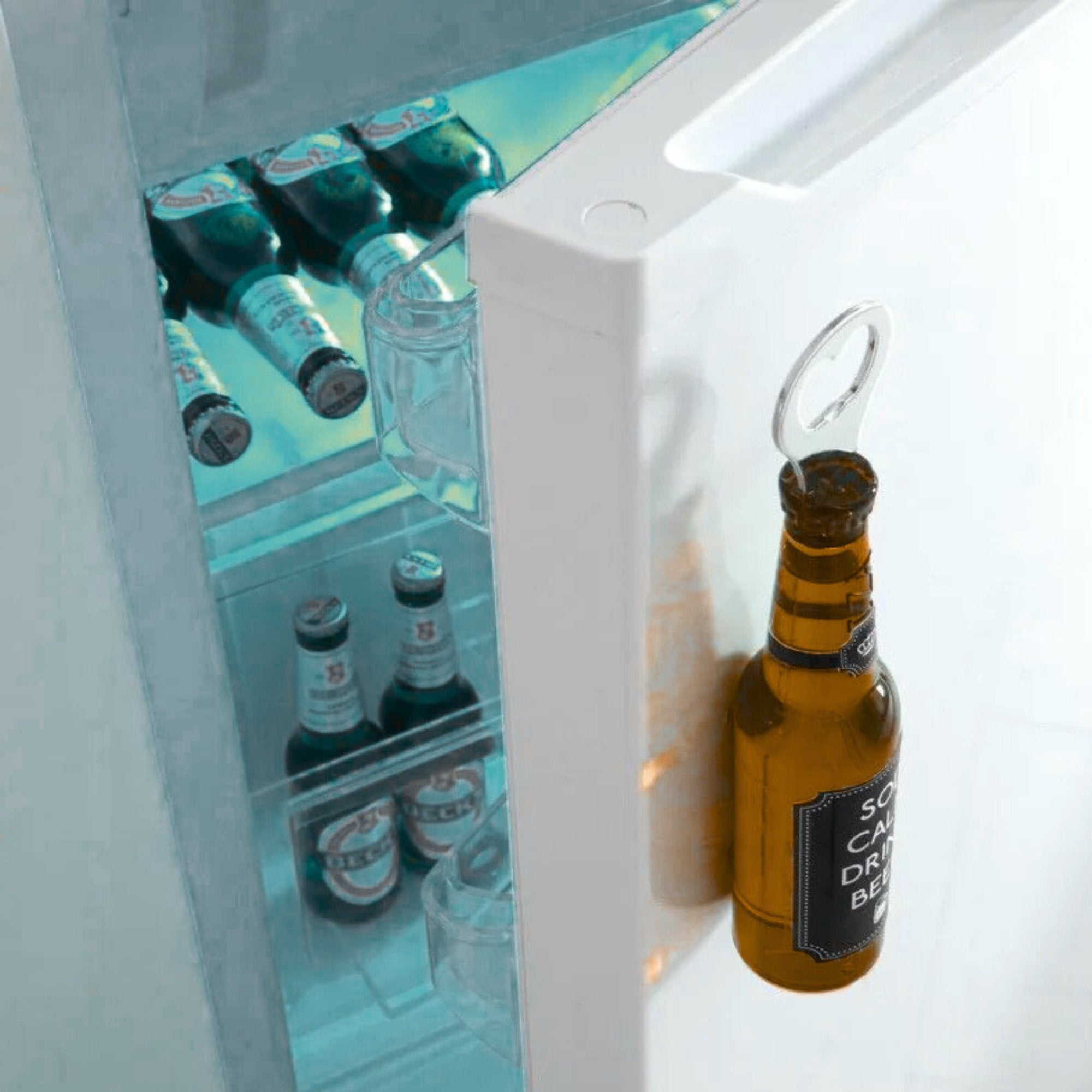 Magnetic Bottle Opener Figure – Jack Daniel's Whiskey Bottle Design: 1 Pack Bottle Openers Novelty lifestyle use image