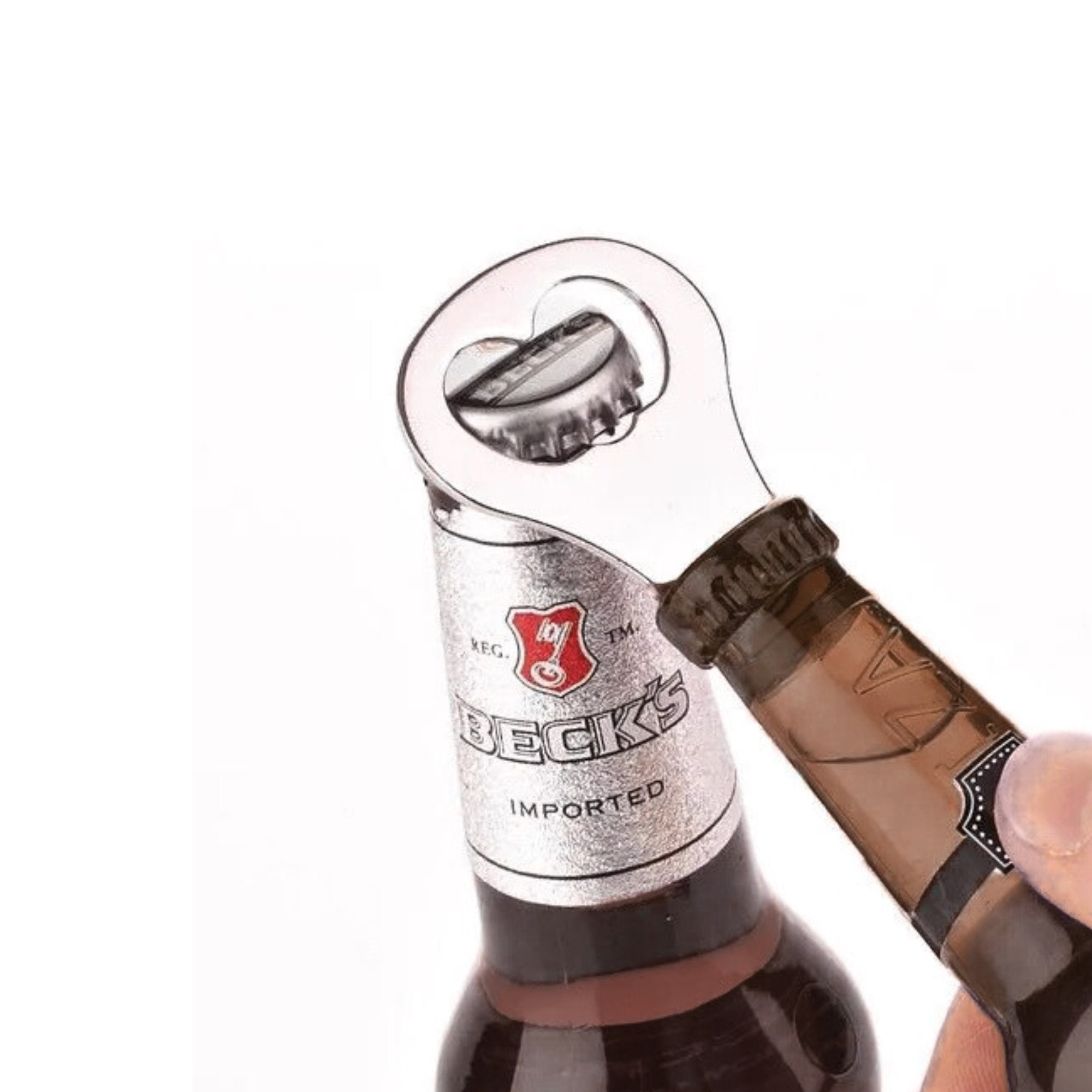 Magnetic Bottle Opener Figure – Jack Daniel's Whiskey Bottle Design: 1 Pack Bottle Openers Novelty size and feature image