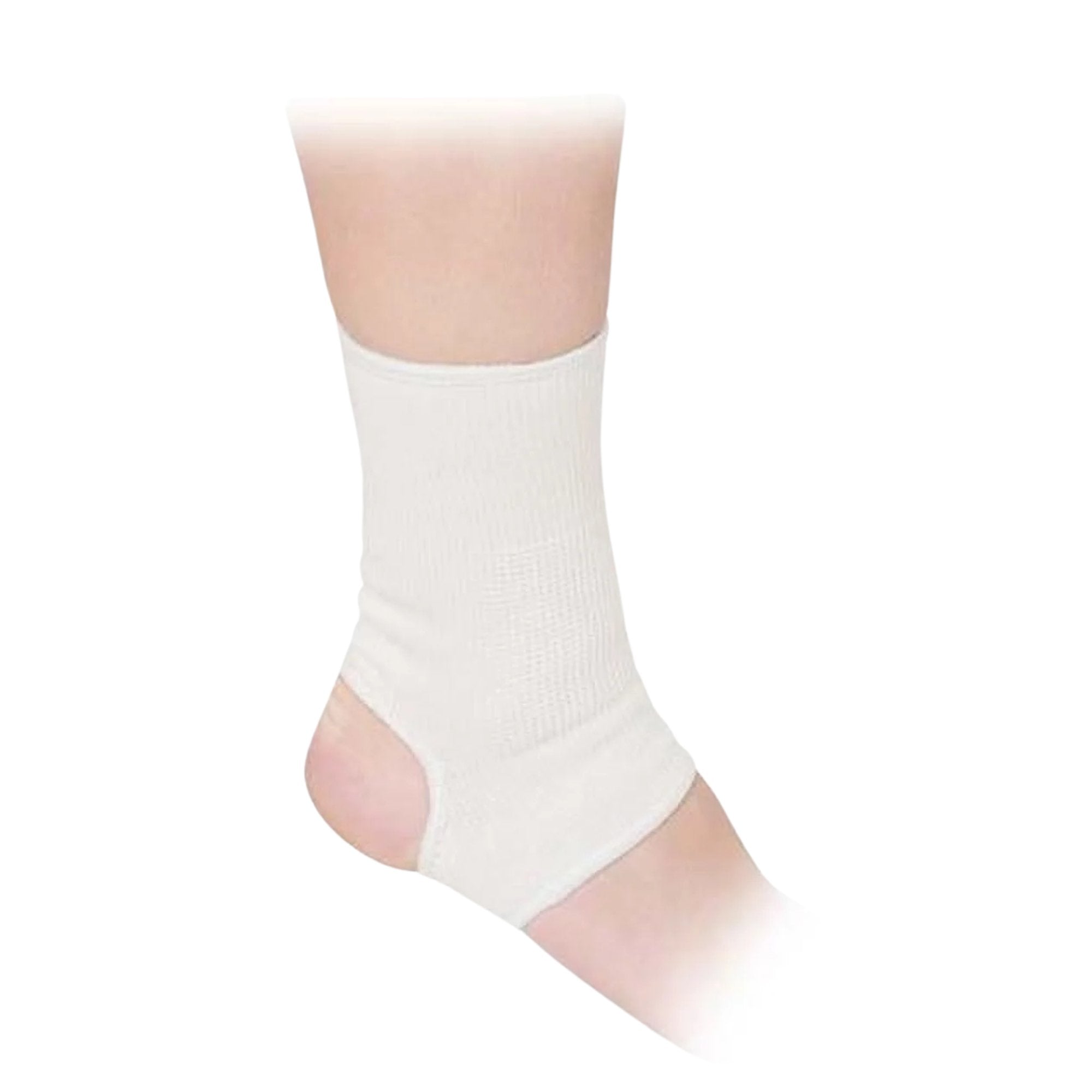 Max Adams Essentials White Stretchable Ankle Support: 1 Pack Personal Care Safety main product image