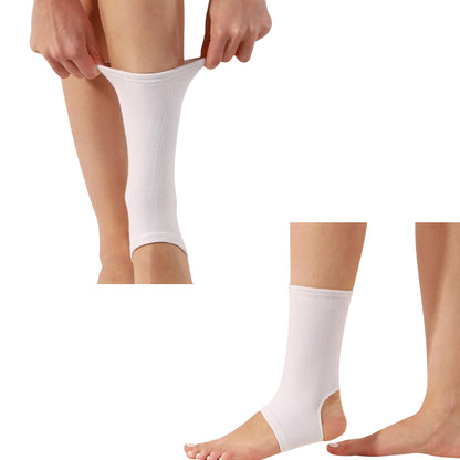 Max Adams Essentials White Stretchable Ankle Support
