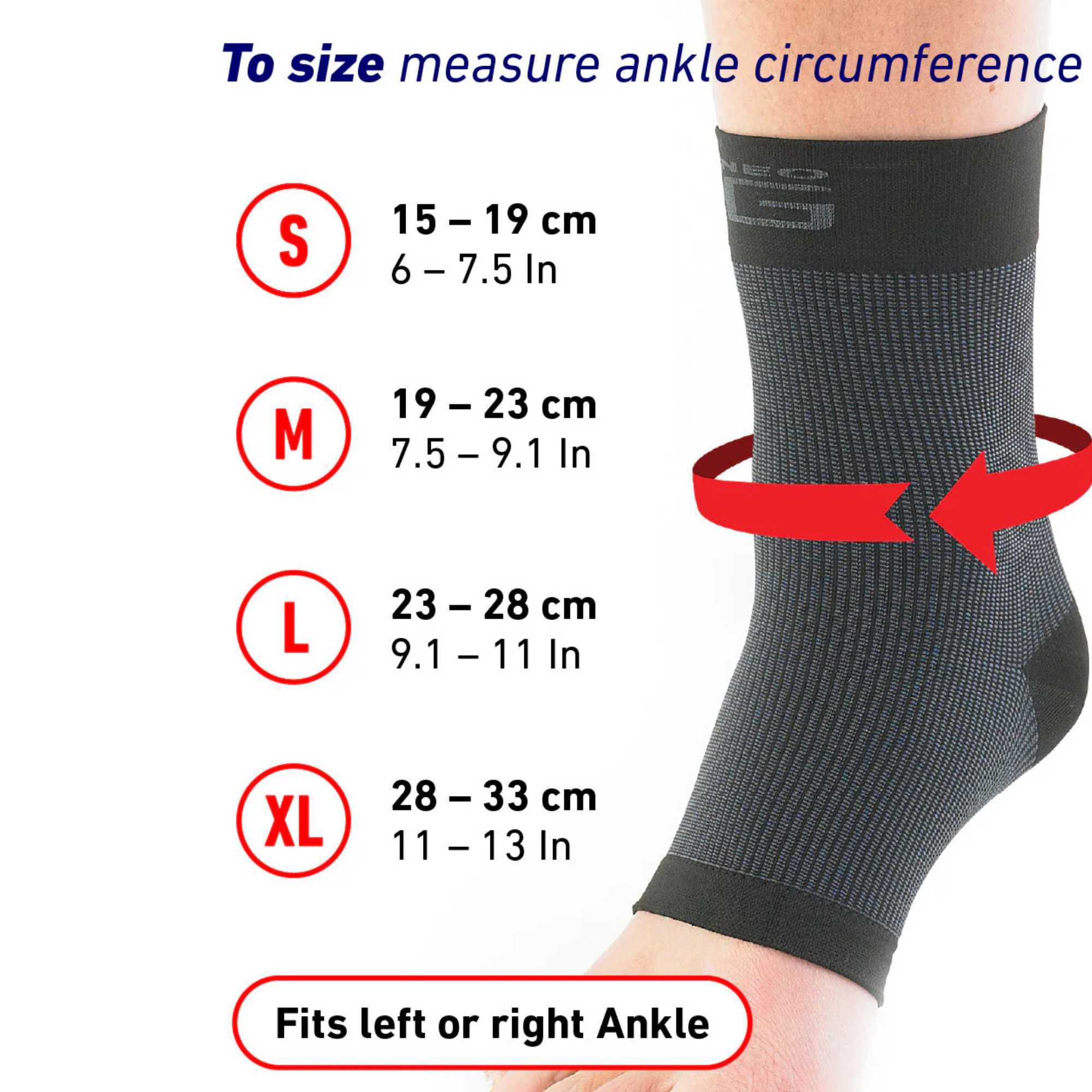 Max Adams Essentials White Stretchable Ankle Support: 1 Pack Personal Care Safety product detail image