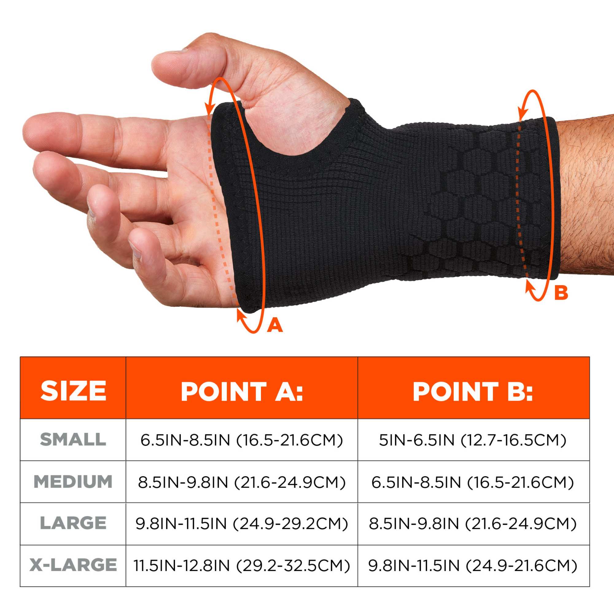 Max Adams Essentials White Stretchable Hand Support: 1 Pack Personal Care Home & Garden Safety product detail image