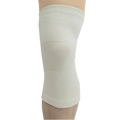 Max Adams Essentials White Stretchable Knee Support