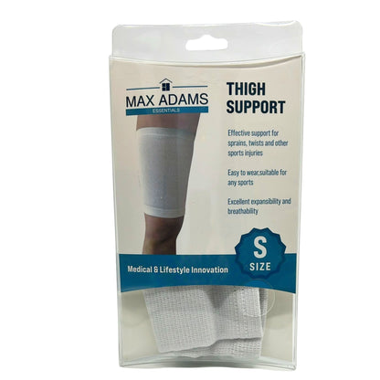 Max Adams Essentials White Stretchable Thigh Support 