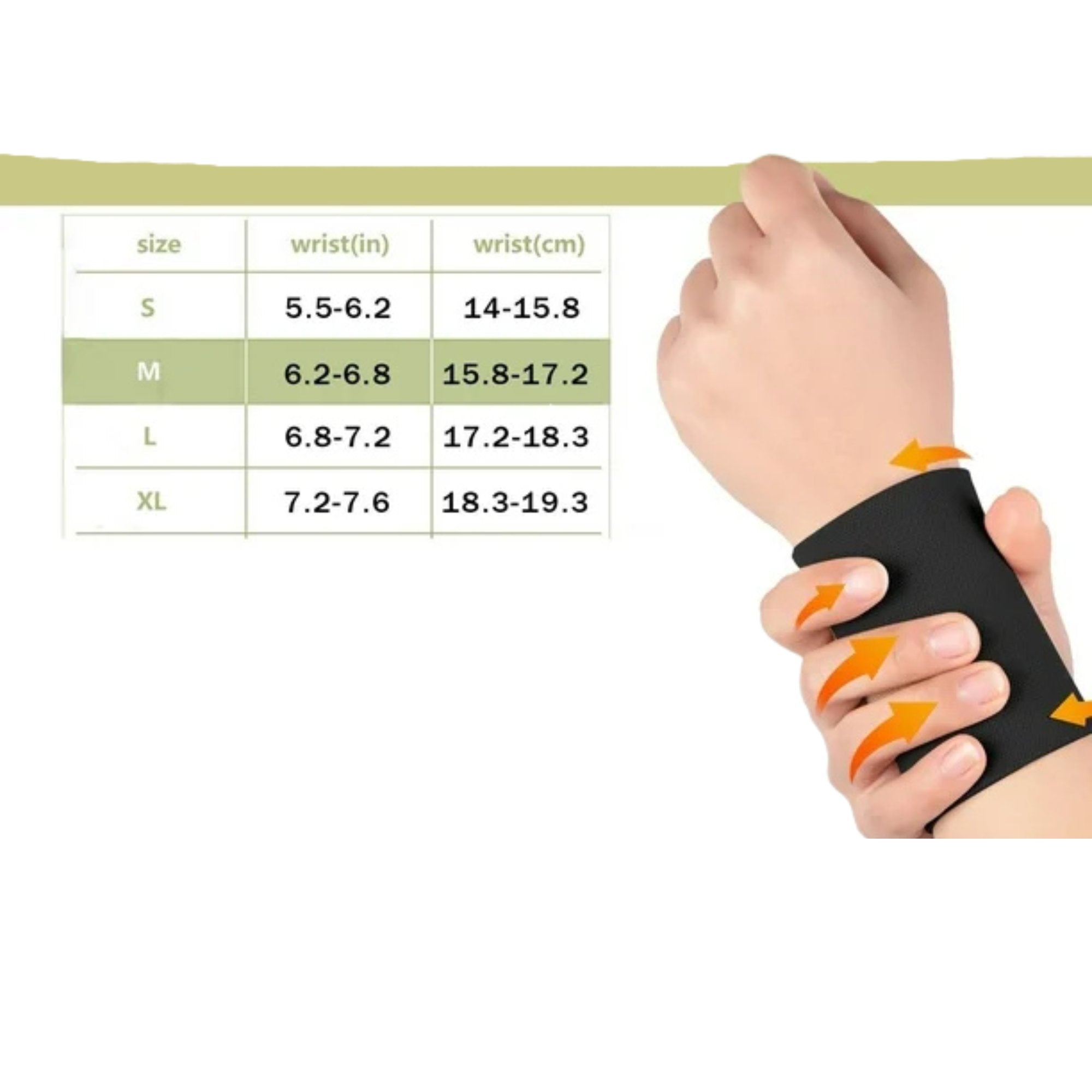 Max Adams Essentials White Stretchable Wrist Support: 1 Pack Personal Care Home & Garden Safety product detail image