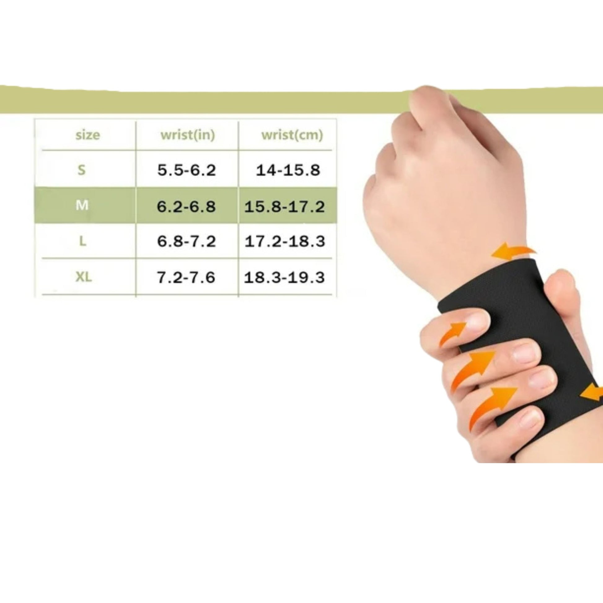 Max Adams Essentials White Stretchable Wrist Support