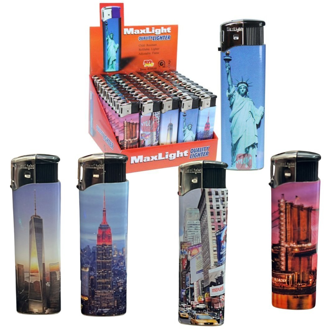 Maxlight Lighters NY Souvenir – 2 Pack Lighters, Novelty & Souvenir Catalog product detail image