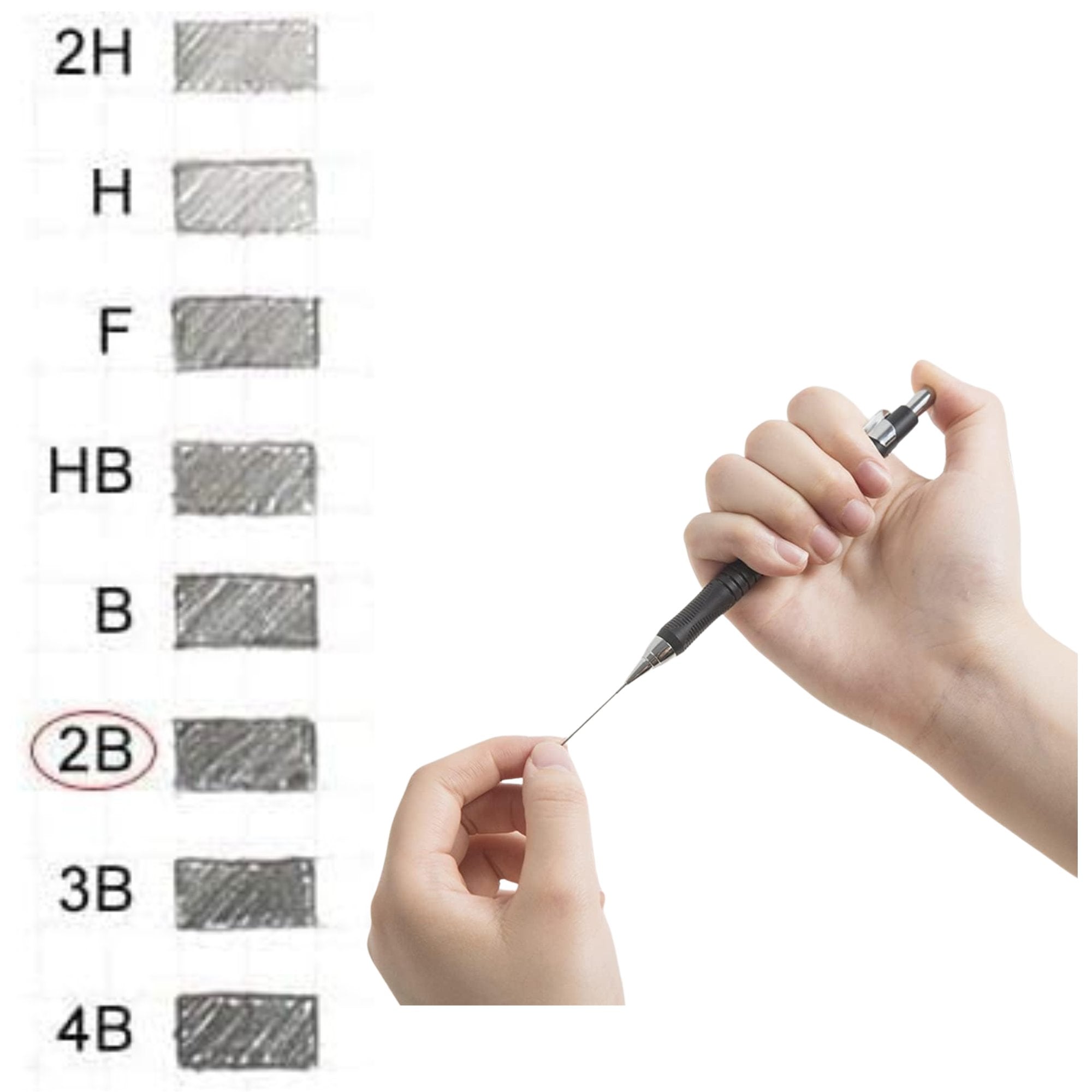 0.7mm Mechanical Pencil Lead Refills: 8 Tubes Pencil Lead & Refills product detail image