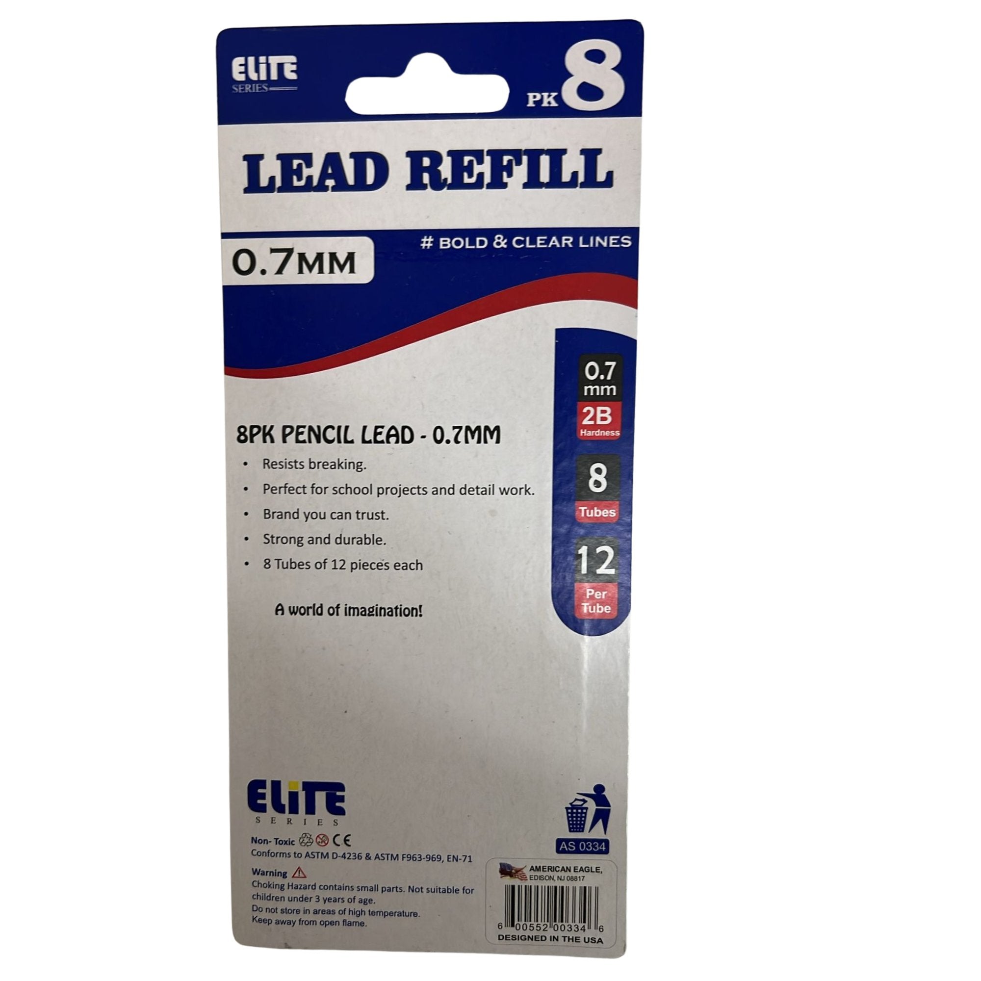 0.7mm Mechanical Pencil Lead Refills: 8 Tubes Pencil Lead & Refills size and feature image