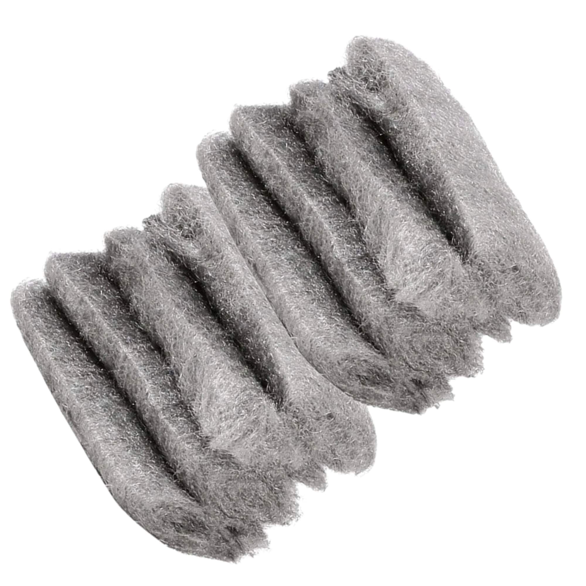 PAMI Grade #2 Medium Coarse Steel Wool Pads: 8 Pads Cleaning Steel Wool size and feature image